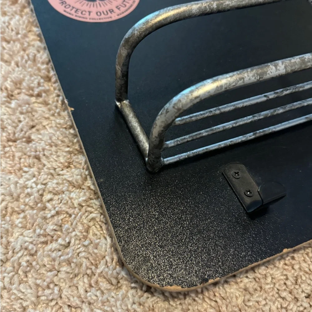Rustic Mail and Key Holder, Chalkboard & Wall Storage Unit Entryway Organizer